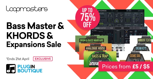 Loopmasters KHORDS & Bass Master $29 and Under Sale (Exclusive)