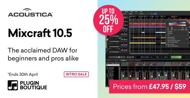 Acoustica Mixcraft Intro Sale