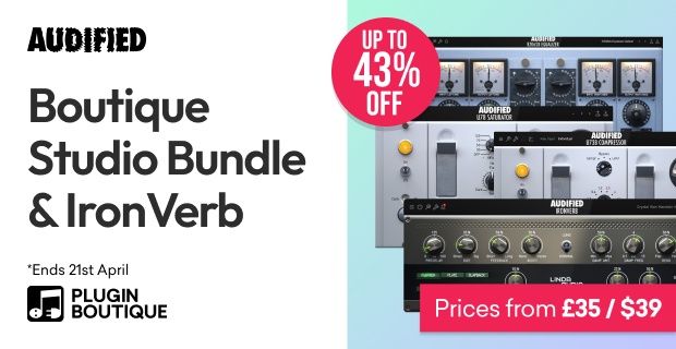 Audified Boutique Studio Bundle & IronVerb Sale