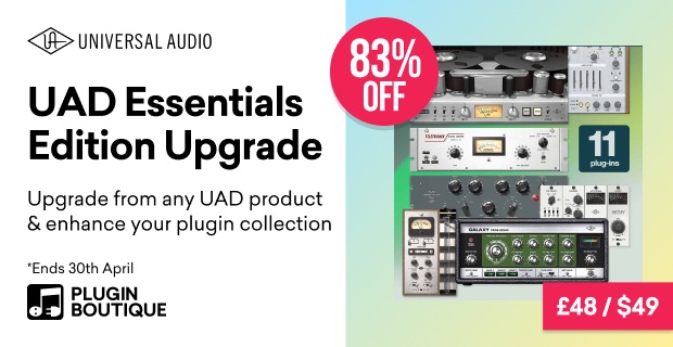 Universal Audio UAD Essentials Edition Upgrade Sale