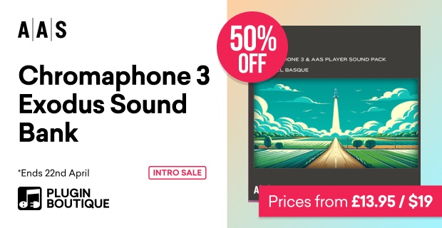 AAS Chromaphone 3 Exodus Sound Bank Intro Sale
