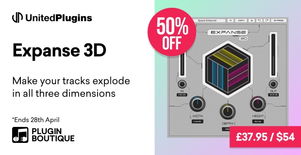 United Plugins Expanse 3D Sale 
