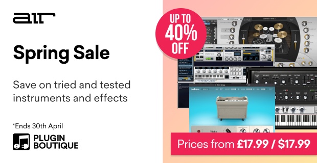 AIR Music Technology Spring Sale