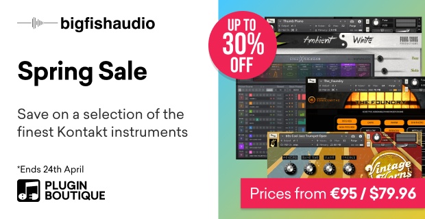 Big Fish Audio Spring Sale