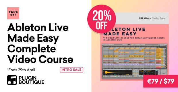 Tapelab Ableton Live Made Easy Complete Video Course Intro Sale (Exclusive)