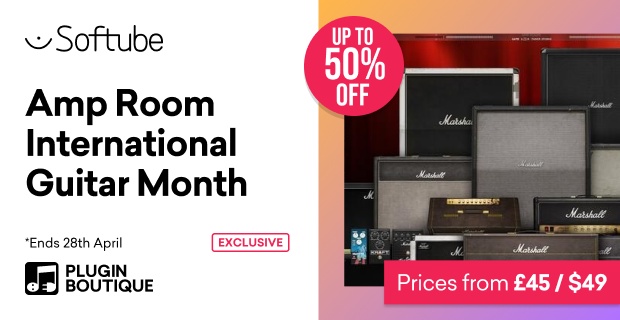 Softube Amp Room International Guitar Month Sale (Exclusive)