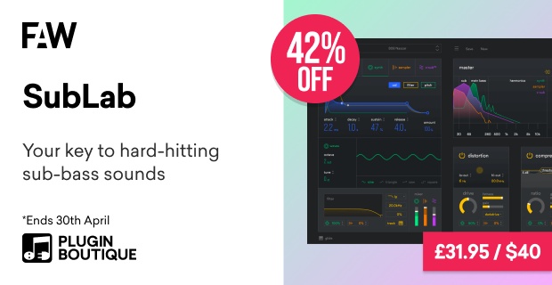 Future Audio Workshop SubLab Sale