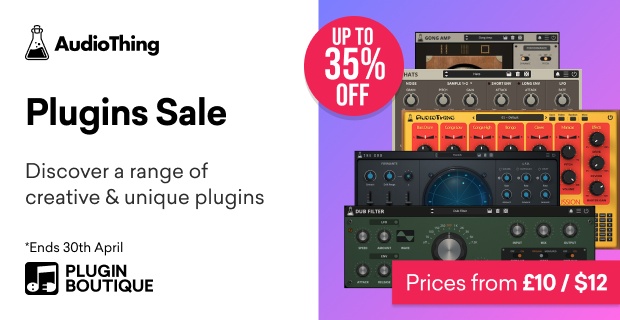 AudioThing Anniversary Plugins Sale