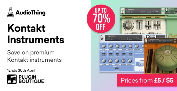 AudioThing Anniversary Kontakt Instrument Sale
