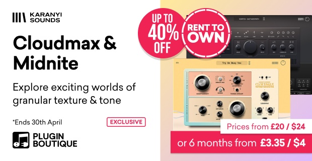 Karanyi Sounds Cloudmax & Midnite Rent To Own Intro Sale (Exclusive)