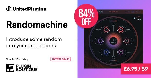 United Plugins Randomachine Intro Sale