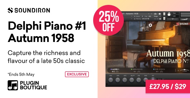 Soundiron Delphi Piano #1: Autumn 1958 Sale (Exclusive)