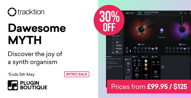 Tracktion Dawesome MYTH Intro Sale