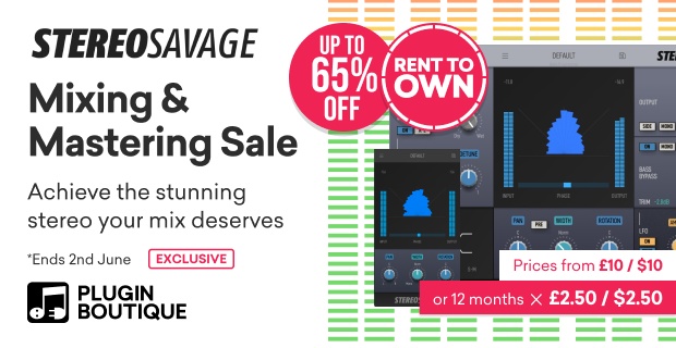 Plugin Boutique StereoSavage 2 Mix & Master Sale (Exclusive) 