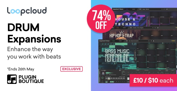 Loopcloud DRUM Expansions Sale (Exclusive)