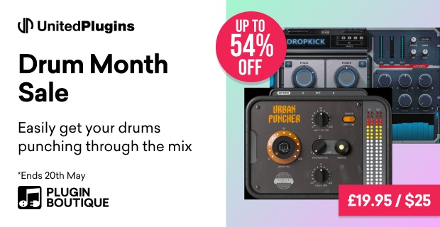 United Plugins International Drum Month Sale (Exclusive)