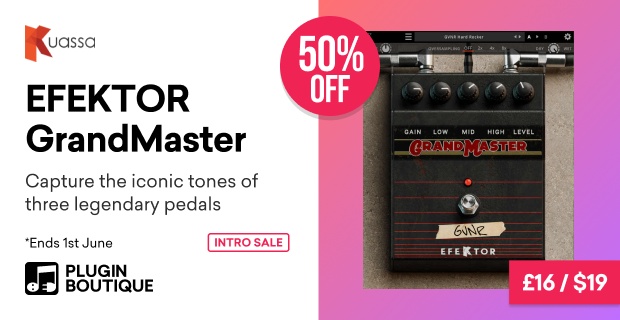 Kuassa EFEKTOR Grandmaster Intro Sale