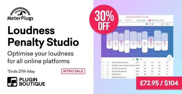 MeterPlugs Loudness Penalty Studio Intro Sale