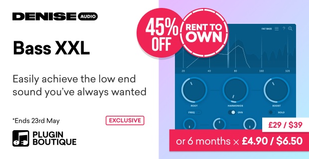 Denise Audio Bass XXL Rent To Own Intro Sale (Exclusive)