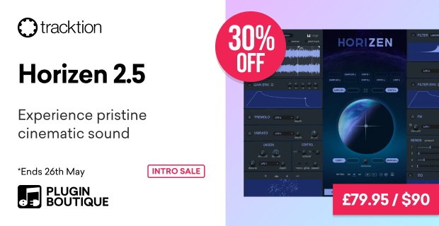 Tracktion Horizen 2.5 Intro Sale