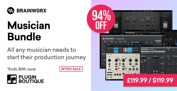 Brainworx Musician Bundle Intro Sale