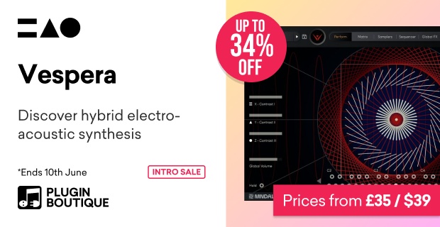 MNTRA Instruments Vespera Intro Sale