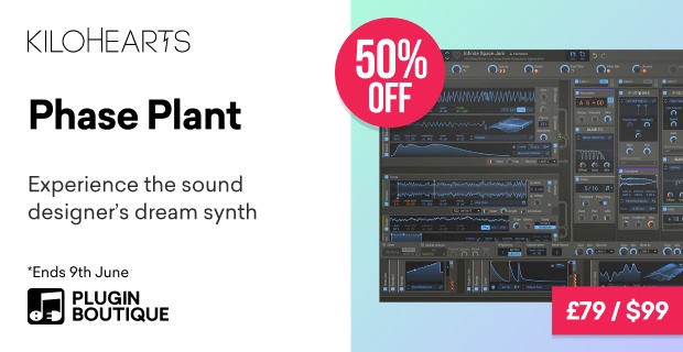 Kilohearts Phase Plant 5th Anniversary Sale