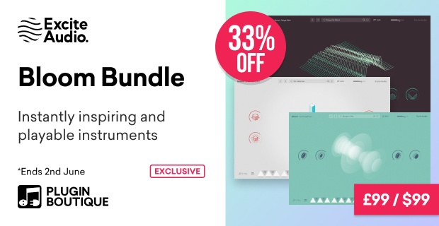 Excite Audio Bloom Bundle Sale (Exclusive)