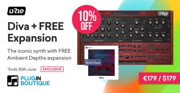 u-he Diva + Free Expansion Sale (Exclusive)