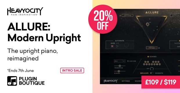 Heavyocity ALLURE: Modern Upright Intro Sale