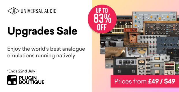 Universal Audio UAD Upgrades Sale
