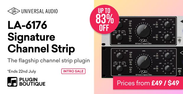 Universal Audio UAD LA-6176 Signature Channel Strip Intro Sale
