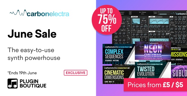 Plugin Boutique Carbon Electra June Sale (Exclusive)