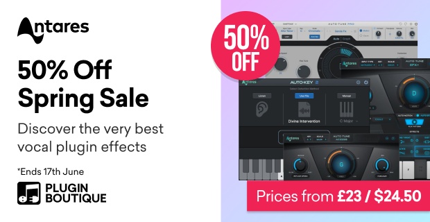 Antares Auto-Tune 50% Off Spring Sale