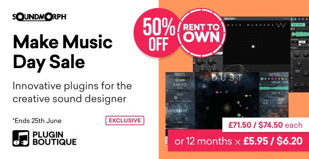 SoundMorph Make Music Day Sale (Exclusive)