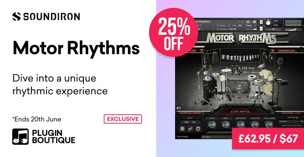 Soundiron Motor Rhythms Flash Sale (Exclusive)