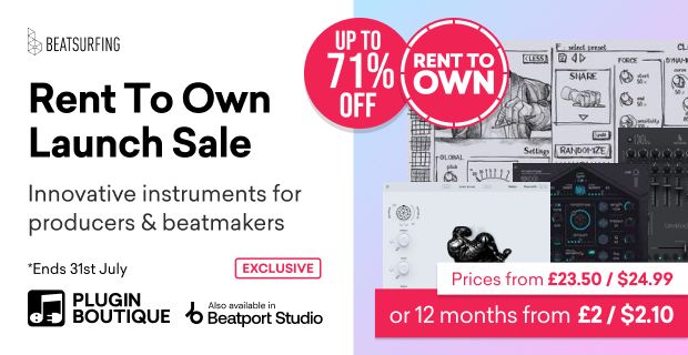 BEATSURFING Rent to Own Launch Sale (Exclusive)