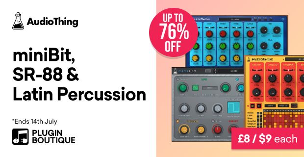 AudioThing miniBit, SR-88 & Latin Percussion Sale