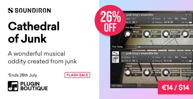 Soundiron Cathedral of Junk Flash Sale (Exclusive)