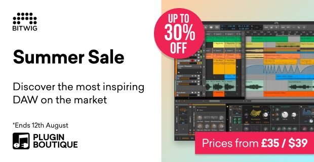 Bitwig Summer Sale