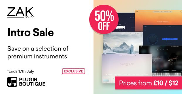 ZAK Sound Intro Sale