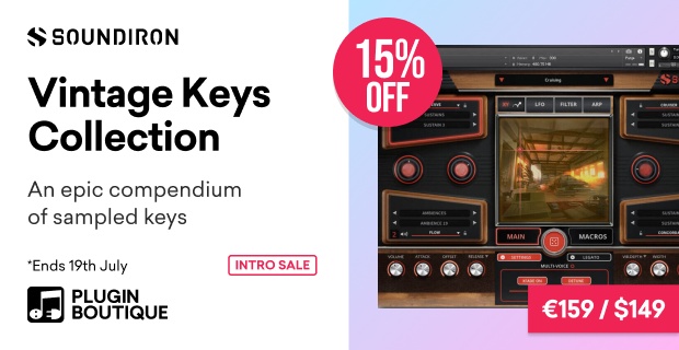 Soundiron Vintage Keys Collection Intro Sale (Exclusive)