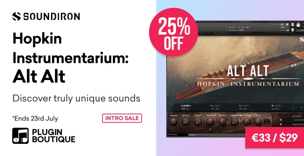 Soundiron Hopkin Instrumentarium: Alt Alt Intro Sale 