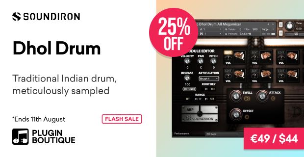 Soundiron Dhol Drum Flash Sale (Exclusive)