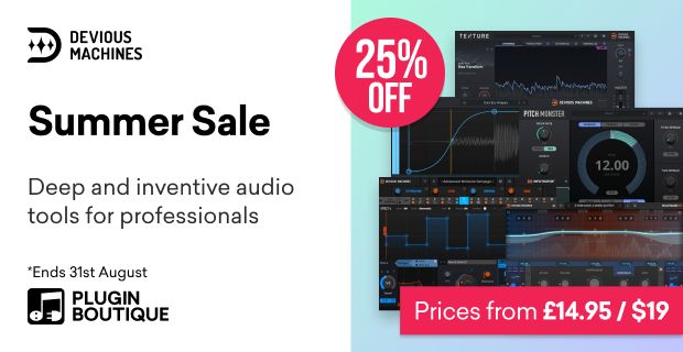 Devious Machines Summer Sale