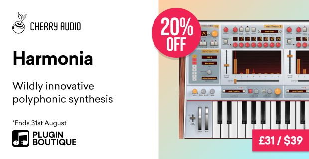 Cherry Audio Harmonia 1 Year Anniversary Sale
