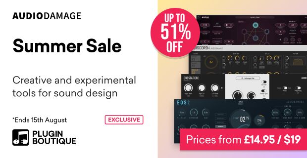 Audio Damage Summer Sale (Exclusive)