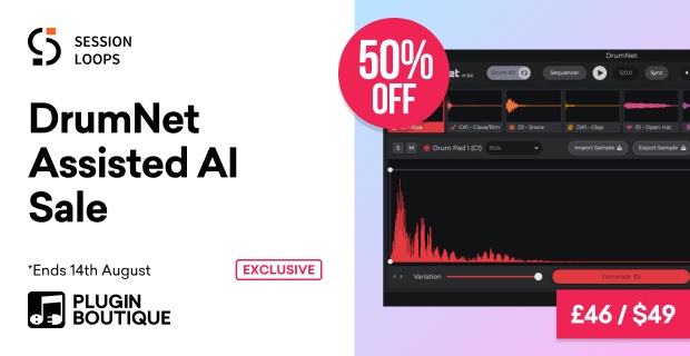 Session Loops DrumNet Assistive AI Sale (Exclusive)