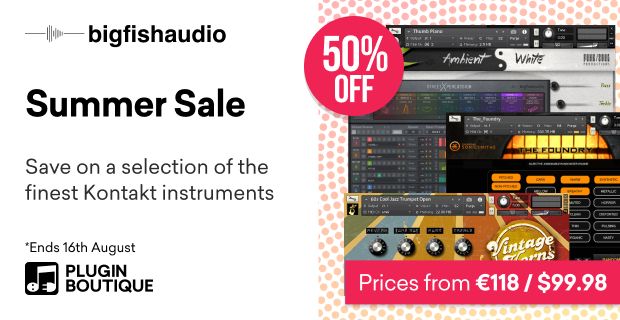Big Fish Audio Summer Sale