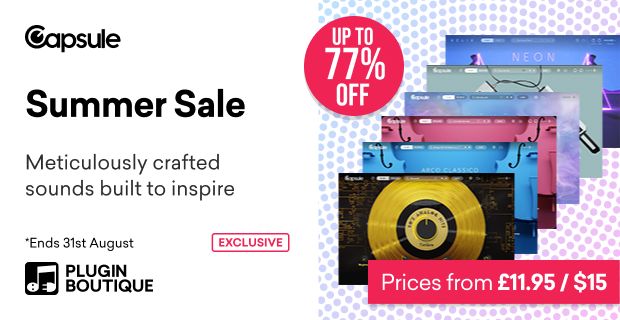 Capsule Audio Summer Sale (Exclusive)